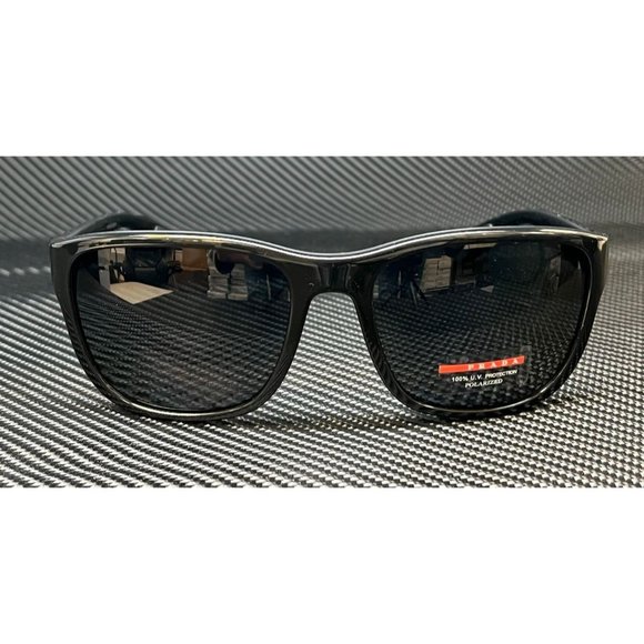 Prada Black Polarized 59mm Sunglasses - Picture 2 of 5